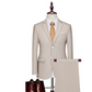 Set de traje de negocios moderno de dos piezas para hombre