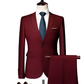 Set de traje de negocios moderno de dos piezas para hombre