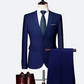 Set de traje de negocios moderno de dos piezas para hombre