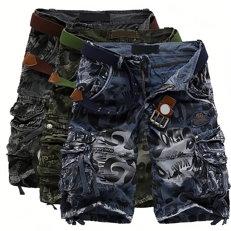 🩳 ¡50% DE DESCUENTO AHORA! 🧵 Pantalones Cortos Cargo Multi-Bolsillo para Hombre – Estilo Cargo Clásico, Tela Duradera y Versátiles para Cualquier Ocasión ✨