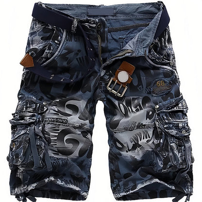🩳 ¡50% DE DESCUENTO AHORA! 🧵 Pantalones Cortos Cargo Multi-Bolsillo para Hombre – Estilo Cargo Clásico, Tela Duradera y Versátiles para Cualquier Ocasión ✨