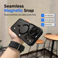 Funda Magnética Transparente con Soporte Protector de Cámara