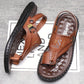 👣 ¡OFERTA POR TIEMPO LIMITADO 57% DE DESCUENTO! 🩴 Sandalias de Cuero para Hombre en Tallas Grandes – Soporte de Arco, Antideslizantes, Transpirables y Cómodas para Exteriores ✨