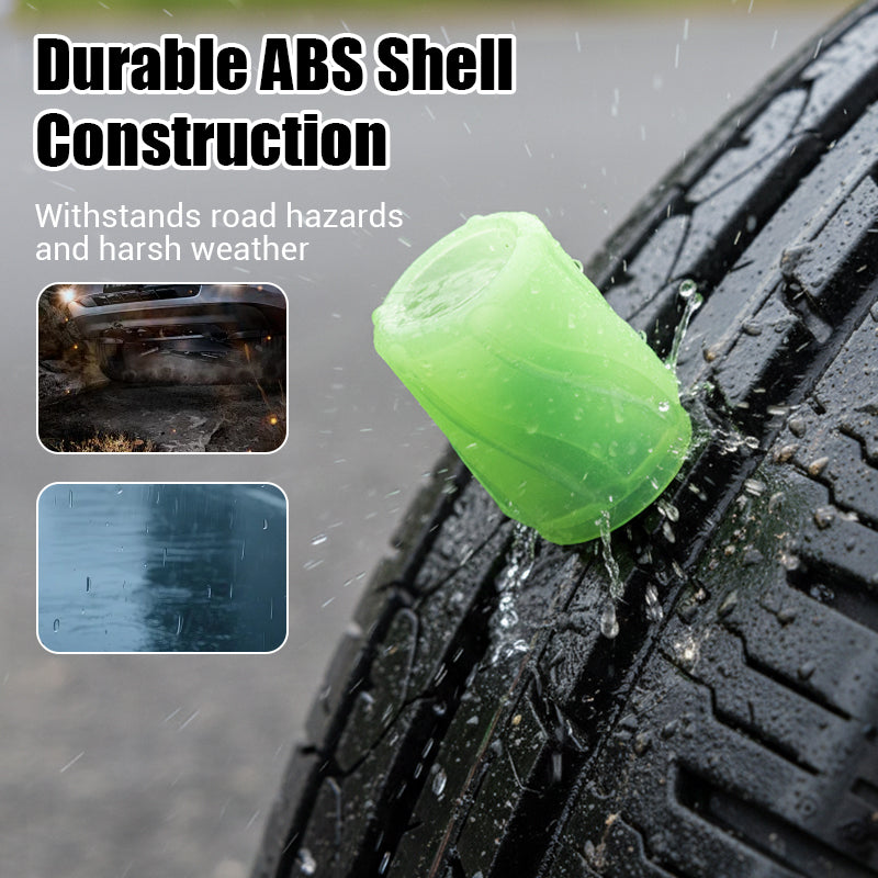 🌟 2026 Sale — Over 57,500 Sold! 🚗 4PCS Glow-in-The-Dark Car Tire Valve Cap