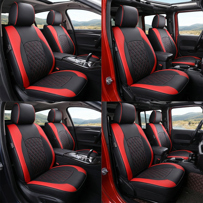 🚗🔥 ¡50% DE DESCUENTO! Juego de 9 Fundas para Asientos de Coche de Cuero de Ajuste Universal – Protege tu Interior con Estilo y Durabilidad 🛋️✨