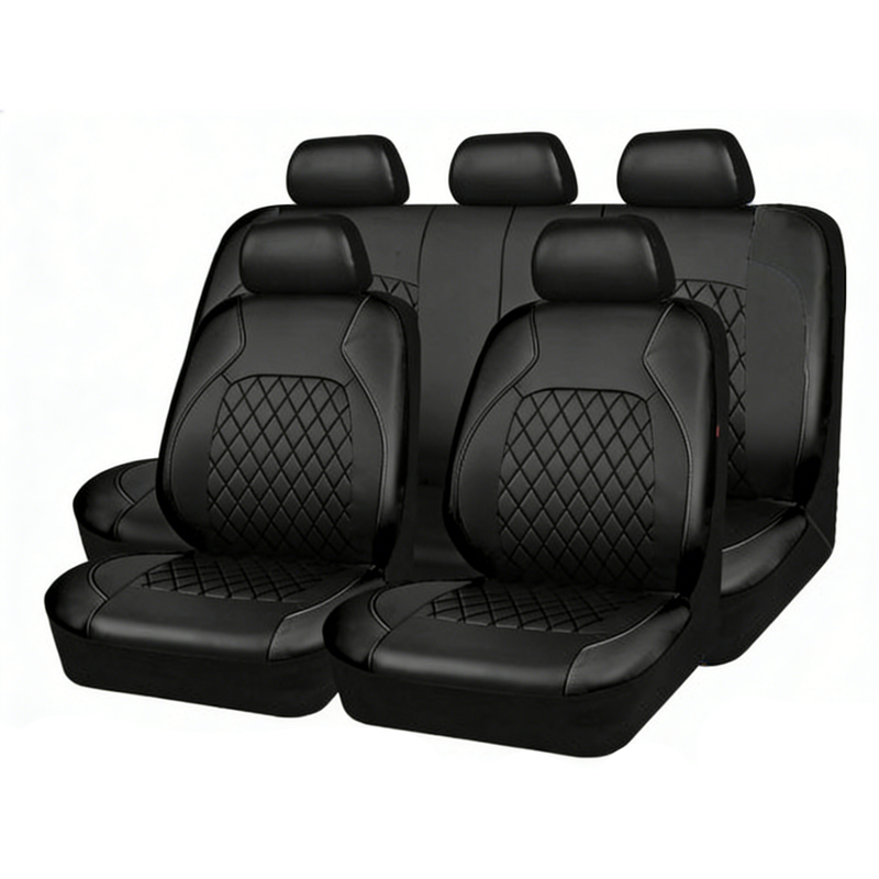 🚗🔥 ¡50% DE DESCUENTO! Juego de 9 Fundas para Asientos de Coche de Cuero de Ajuste Universal – Protege tu Interior con Estilo y Durabilidad 🛋️✨