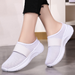 Zapatos sin cordones antideslizantes y transpirables para mujer