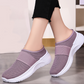 Zapatos sin cordones antideslizantes y transpirables para mujer