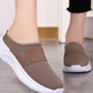 Zapatos sin cordones antideslizantes y transpirables para mujer