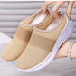 Zapatos sin cordones antideslizantes y transpirables para mujer