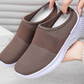 Zapatos sin cordones antideslizantes y transpirables para mujer