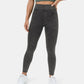 Leggings casuales de mezclilla de punto elástico con bolsillo lateral trasero de talle alto