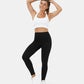 Leggings casuales de mezclilla de punto elástico con bolsillo lateral trasero de talle alto