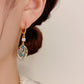 ✨Pendientes Colgantes de Aro con Gota Azul Cielo