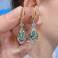 ✨Pendientes Colgantes de Aro con Gota Azul Cielo