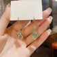✨Pendientes Colgantes de Aro con Gota Azul Cielo