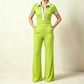 Set de camisa y pantalones de mujer de dos piezas