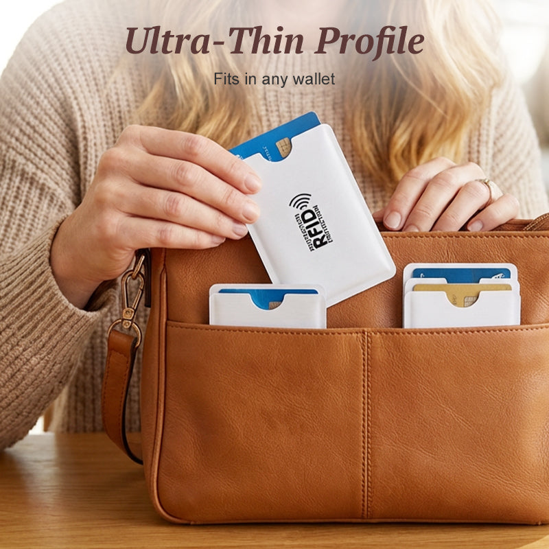 🏆¡ÚLTIMO DÍA DE OFERTA! 50% DE DESCUENTO🔥Fundas con Bloqueo RFID para Tarjetas de Crédito