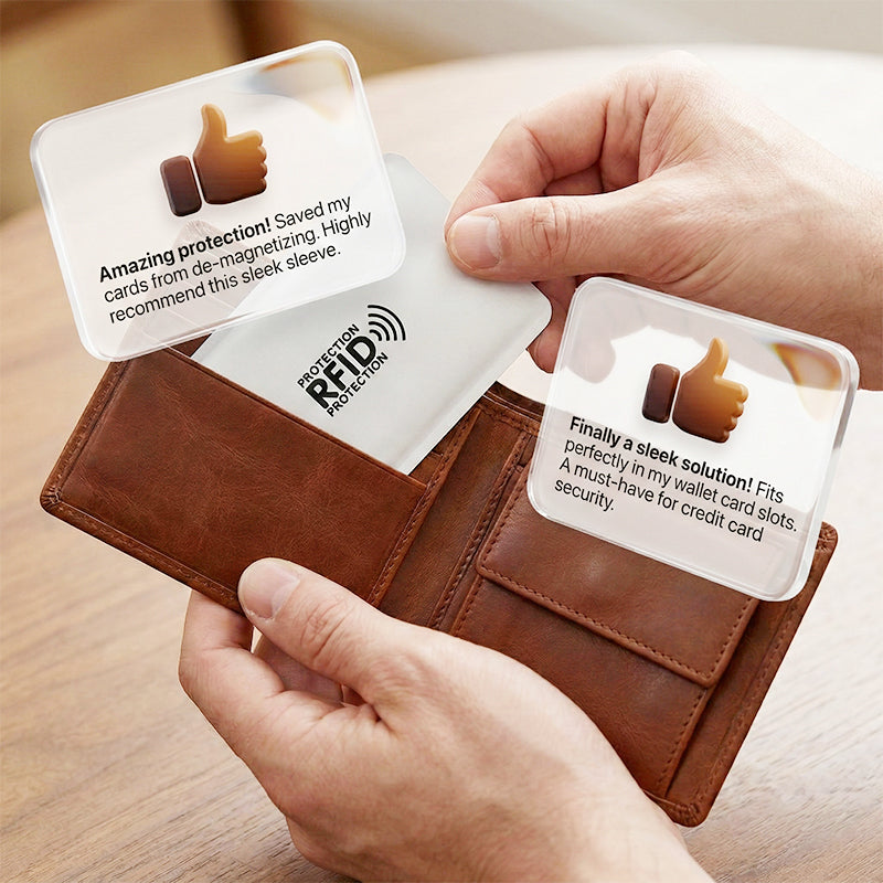 🏆¡ÚLTIMO DÍA DE OFERTA! 50% DE DESCUENTO🔥Fundas con Bloqueo RFID para Tarjetas de Crédito