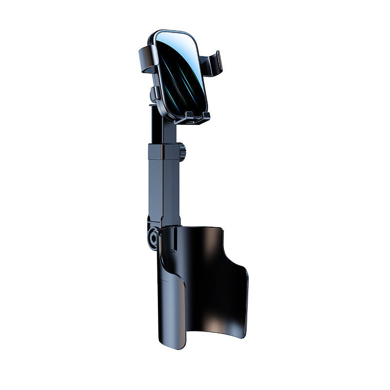 Soporte para móvil tipo portavasos para coche: ajustable en 360°, potente imán N52, manejo con una sola mano, compatible con todos los móviles