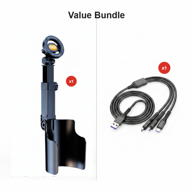 Soporte para móvil tipo portavasos para coche: ajustable en 360°, potente imán N52, manejo con una sola mano, compatible con todos los móviles