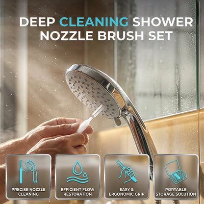 🚿🔥 ¡50% DE DESCUENTO! Cepillo Limpiador para Alcachofa de Ducha – Elimina Cal y Sarro, Cerdas Firmes, Ajuste Seguro y Reutilizable 🧽