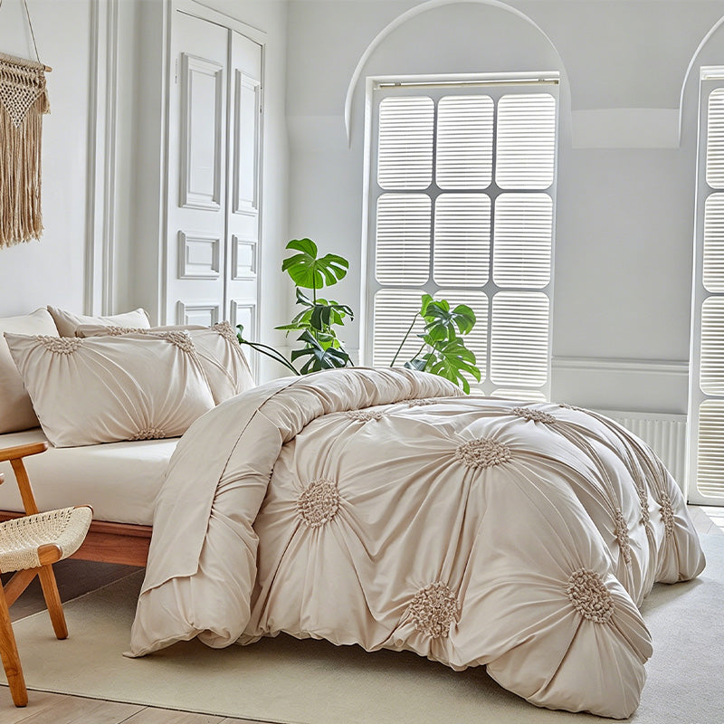 🛏️🔥Funda de Edredón con Diseño de Rombos 3D – Suave, Elegante y Perfecta para Renovar tu Dormitorio ✨🏡