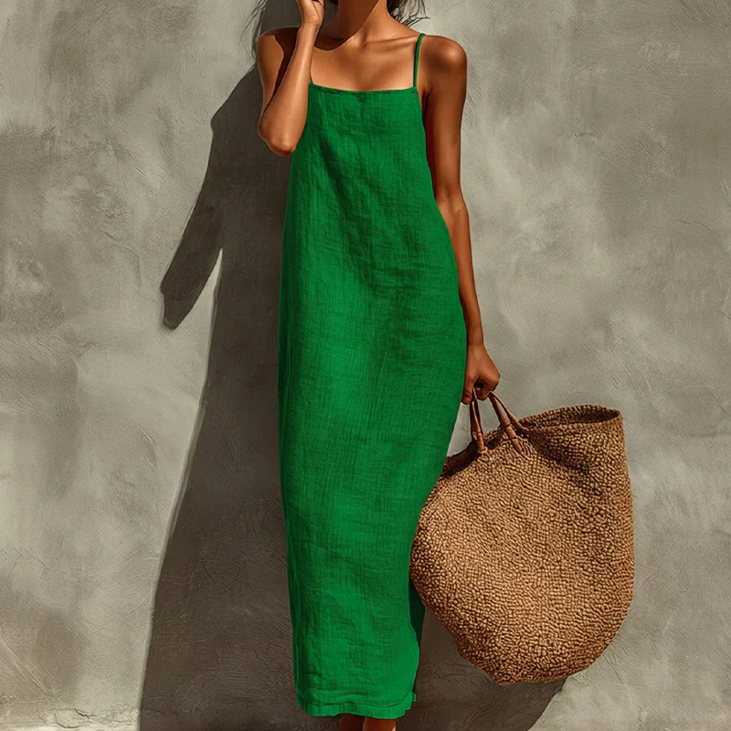 🎁2026 Novedades 50% OFF💥 Vestido Lencería Casual de Color Sólido para Mujer