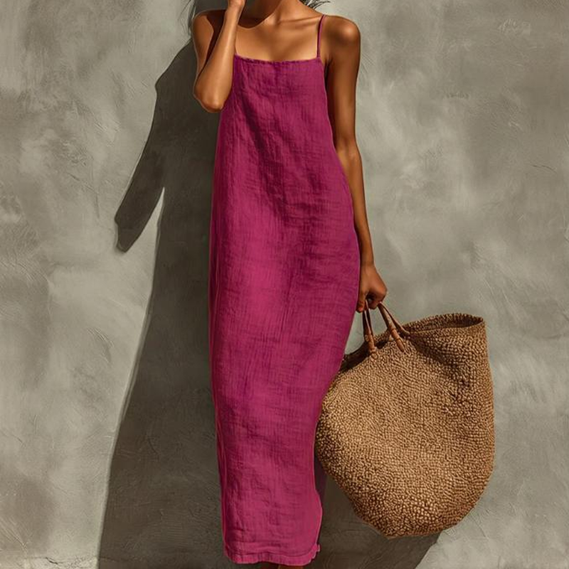 🎁2026 Novedades 50% OFF💥 Vestido Lencería Casual de Color Sólido para Mujer