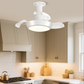 Mini Ceiling Fan with Light and Remote