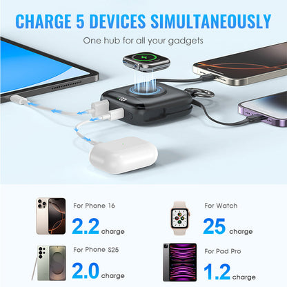 🧲⚡ ¡50% DE DESCUENTO! Batería Portátil Magnética de Carga Rápida – Se Adhiere al Móvil, Carga Inalámbrica Rápida, Ultra Delgada y Portátil 📱