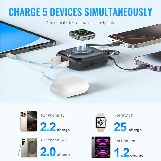 🧲⚡ ¡50% DE DESCUENTO! Batería Portátil Magnética de Carga Rápida – Se Adhiere al Móvil, Carga Inalámbrica Rápida, Ultra Delgada y Portátil 📱