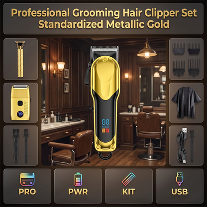 💈🔥 ¡50% DE DESCUENTO! Set Profesional de Cortapelos Eléctrico para Hombre – Cuchillas de Acero, Ajuste de Longitud y Batería Recargable ⚡