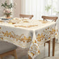 🌸🍽️ 50% OFF! Waterproof Gold Rose Tablecloth – Embossed Effect, Stain-Resistant, Elegant