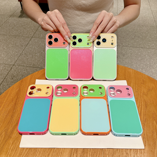 📱🎨 ¡50% DE DESCUENTO! Funda de Teléfono Acrílica con Diseño de Contraste de Color Vibrante – Protección Transparente, Toque Suave y Estilo Único ✨