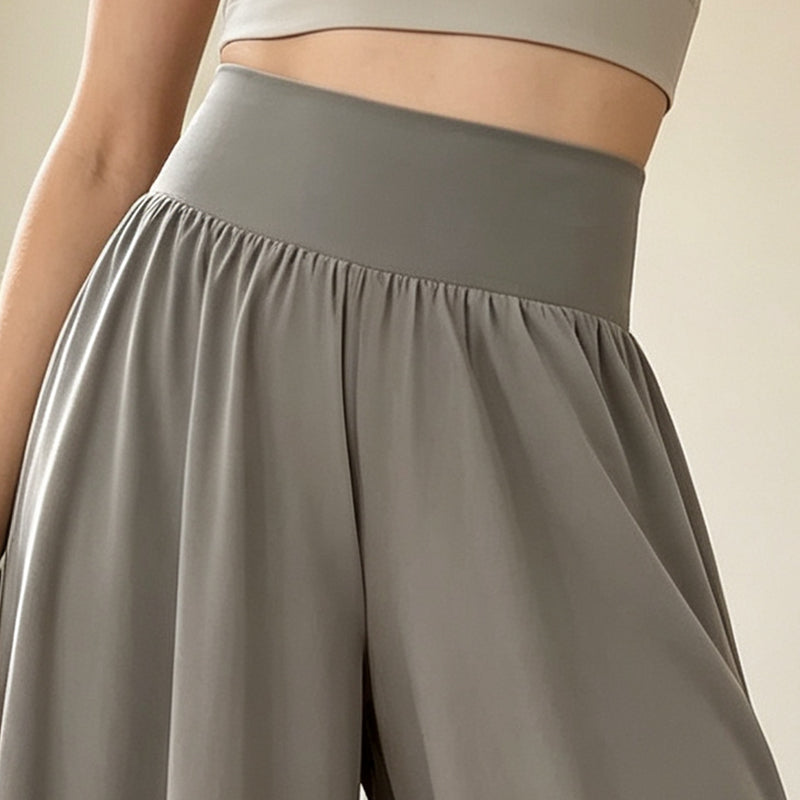 Pantalones de Pierna Ancha Ligeros y Fluidos para Mujer