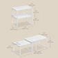 Multifunctional Stackable Storage Shelf Set