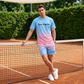 🌊🔥 ¡VENTA 2026 – 50% DE DESCUENTO! Conjunto Casual de 2 Piezas Estampado de Verano para Hombre – Camisa y Shorts, Fresco y con Estilo 🏝️👕