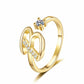 💍 ¡50% DE DESCUENTO AHORA! ✨ Anillo Inicial Ajustable con Destellos – Personalizable y elegante – Perfecto para regalar o usar a diario – ligero y luminoso 💖🌸🌿