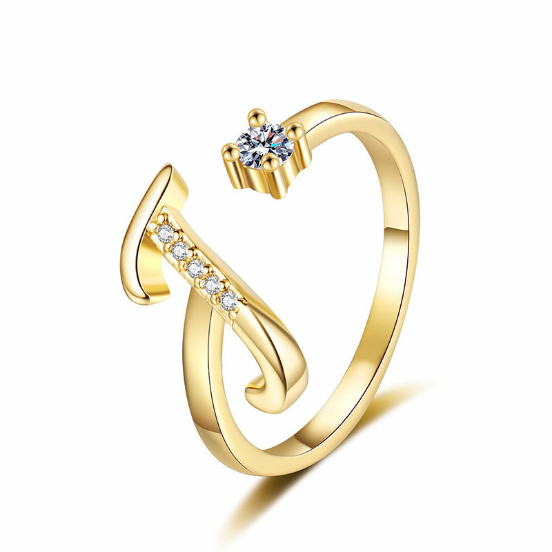 💍 ¡50% DE DESCUENTO AHORA! ✨ Anillo Inicial Ajustable con Destellos – Personalizable y elegante – Perfecto para regalar o usar a diario – ligero y luminoso 💖🌸🌿