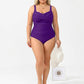🏖️🔥 ¡50% DE DESCUENTO! Traje de Baño Clásico de Una Pieza Talla Grande para Mujer – Corte Ajustable, Sujetador con Copa y Tejido Resistente al Cloro 🌊👙