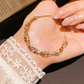 ⏳¡50% de descuento por tiempo limitado⏰ Pulsera Ajustable Retro Cruzada de Circón Multicolor para Mujer 🎨💎