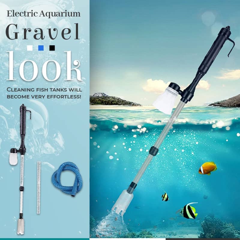 🔥 Limpiador de grava eléctrico para acuarios