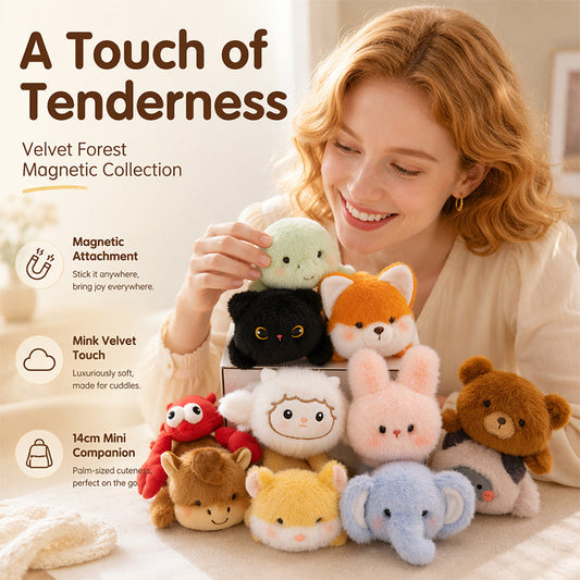 🧸✨ ¡OFERTA 50% OFF! Muñeco Imán de Peluche Adorable – Suave, Relajante y Perfecto para Decorar tu Espacio 💖🌈