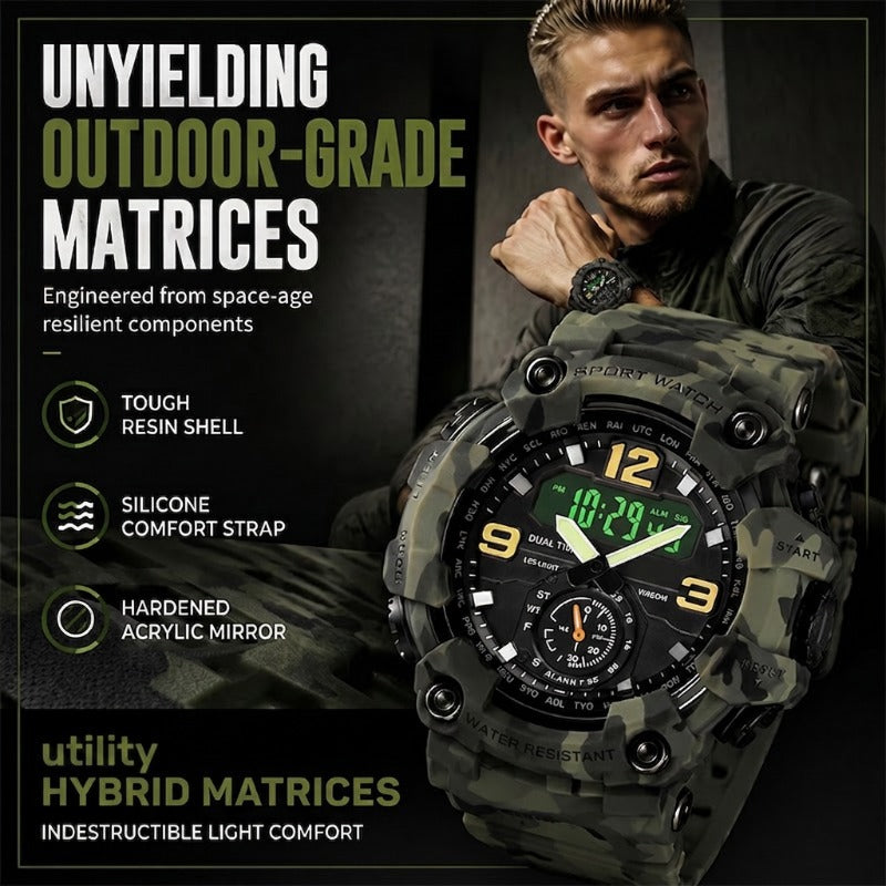 ⌚🔥 ¡50% DE DESCUENTO! Reloj Deportivo Impermeable para Hombre – Cronómetro, Alarma y Correa Resistente, Ideal para Gimnasio y Aire Libre ⏱️🏃‍♂️