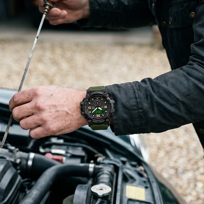 ⌚🔥 ¡50% DE DESCUENTO! Reloj Deportivo Impermeable para Hombre – Cronómetro, Alarma y Correa Resistente, Ideal para Gimnasio y Aire Libre ⏱️🏃‍♂️
