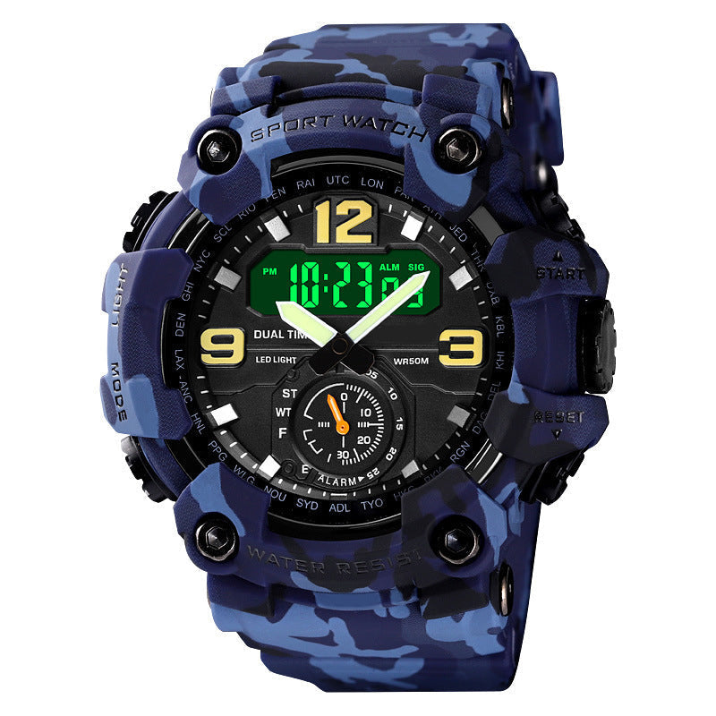 ⌚🔥 ¡50% DE DESCUENTO! Reloj Deportivo Impermeable para Hombre – Cronómetro, Alarma y Correa Resistente, Ideal para Gimnasio y Aire Libre ⏱️🏃‍♂️
