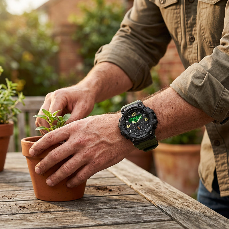 ⌚🔥 ¡50% DE DESCUENTO! Reloj Deportivo Impermeable para Hombre – Cronómetro, Alarma y Correa Resistente, Ideal para Gimnasio y Aire Libre ⏱️🏃‍♂️