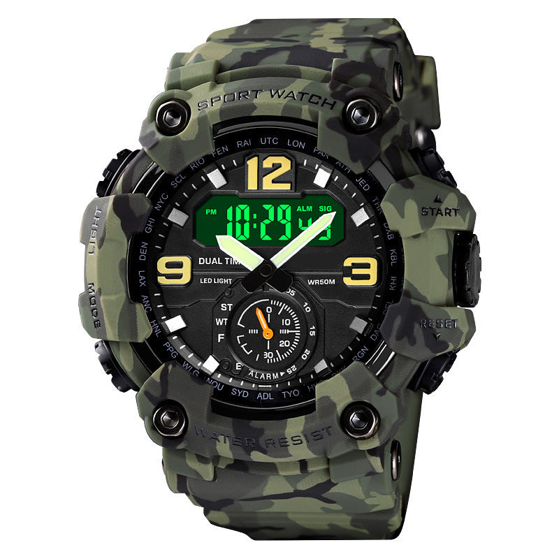 ⌚🔥 ¡50% DE DESCUENTO! Reloj Deportivo Impermeable para Hombre – Cronómetro, Alarma y Correa Resistente, Ideal para Gimnasio y Aire Libre ⏱️🏃‍♂️