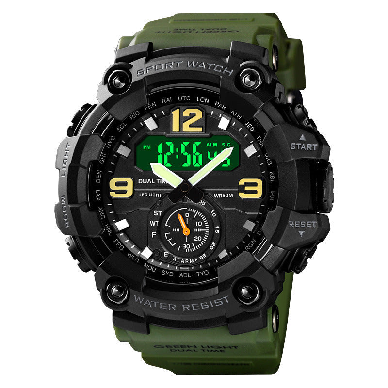 ⌚🔥 ¡50% DE DESCUENTO! Reloj Deportivo Impermeable para Hombre – Cronómetro, Alarma y Correa Resistente, Ideal para Gimnasio y Aire Libre ⏱️🏃‍♂️